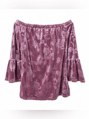 Current Project Velvet Off The Shoulder Romantic Coquette Whimsygoth Boho Luxe L